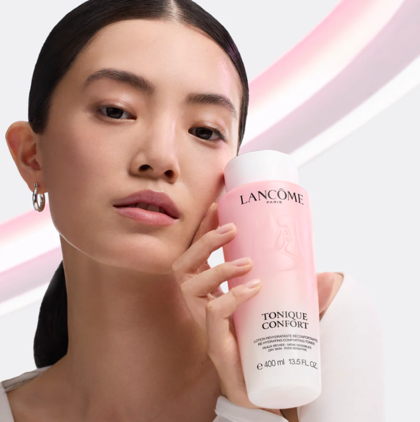 Lancome Tonique Confort Re-Hydrating Comforting Toner Dry Skin 50ml โทนเนอร์ปรับสภาพผิว กระชับรูขุมขน พร้อมปลอบประโลมผิว มอบความชุ่มชื้น กลิ่นหอมอ่อนโยน